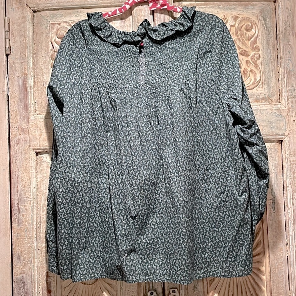 EUC Doen Plum Top /XXL, Evergreen Winter Ditsy/ - Picture 6 of 7